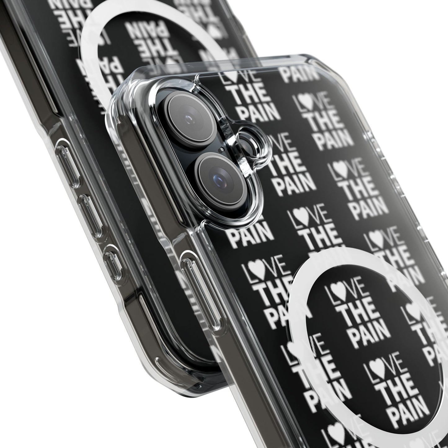 Love the Pain Magnetic Clear Impact Case - Stylish Protection for Your Phone