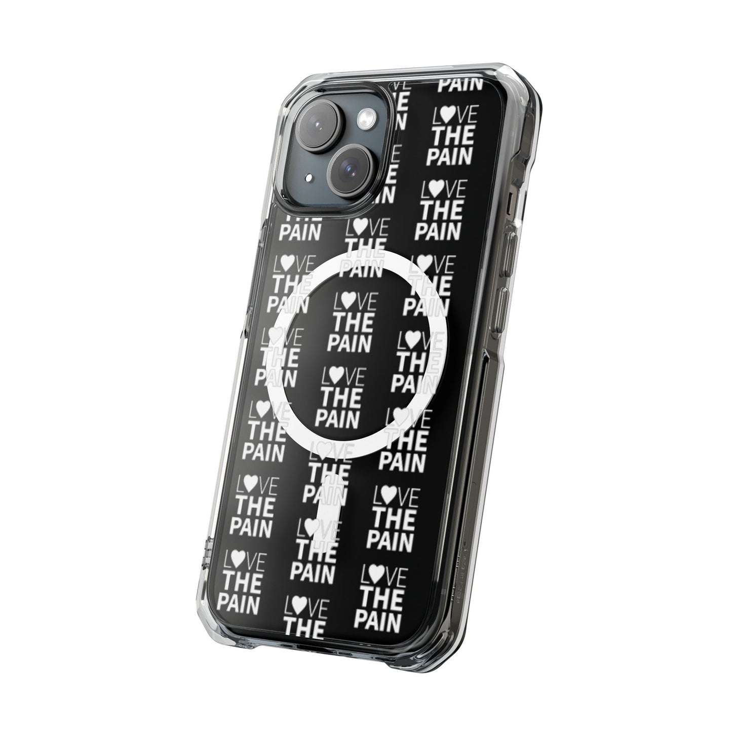 Love the Pain Magnetic Clear Impact Case - Stylish Protection for Your Phone