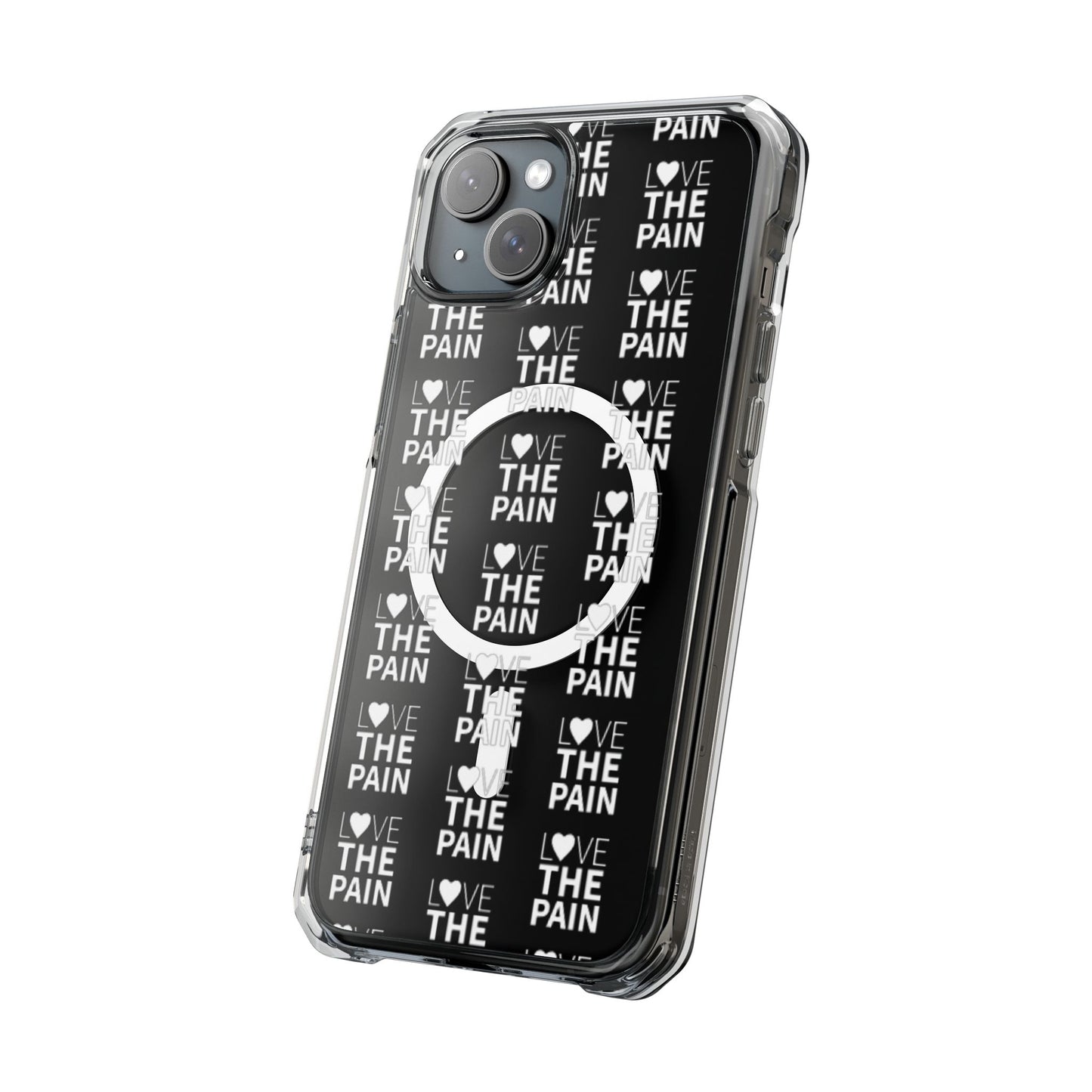 Love the Pain Magnetic Clear Impact Case - Stylish Protection for Your Phone