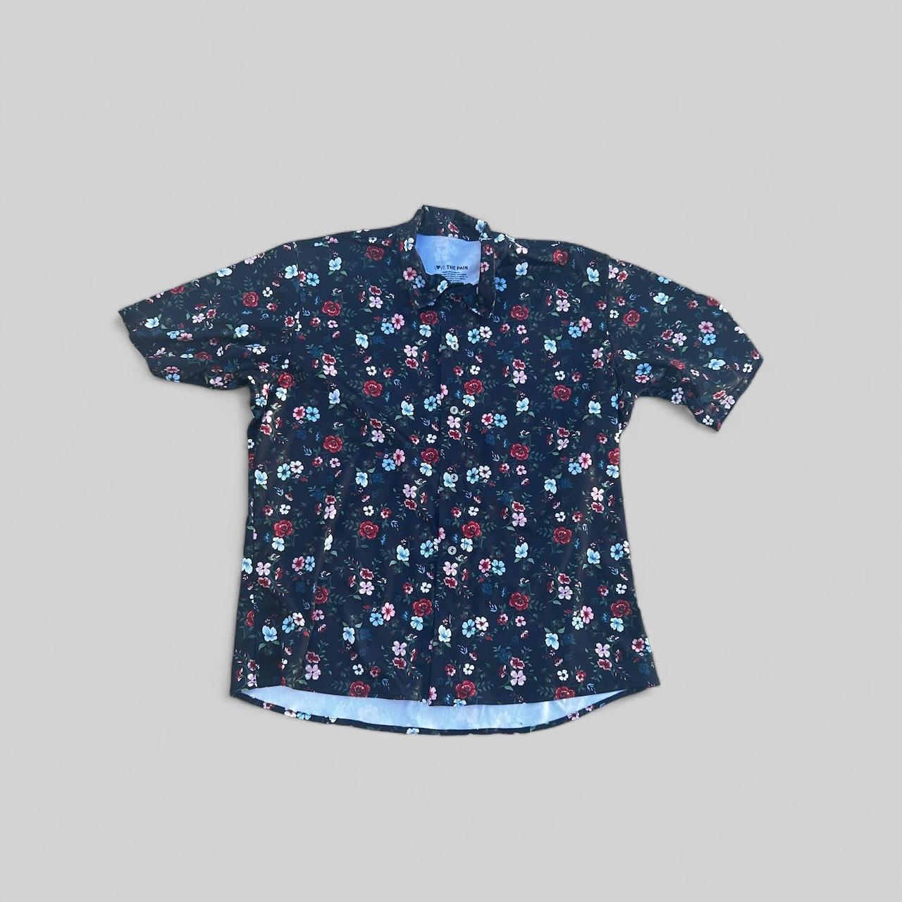 FLOWER BUTTON SHIRT