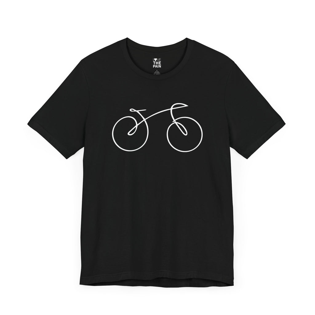 Bike Love Unisex Jersey Tee - Perfect for Cyclists and Outdoor Enthusiasts