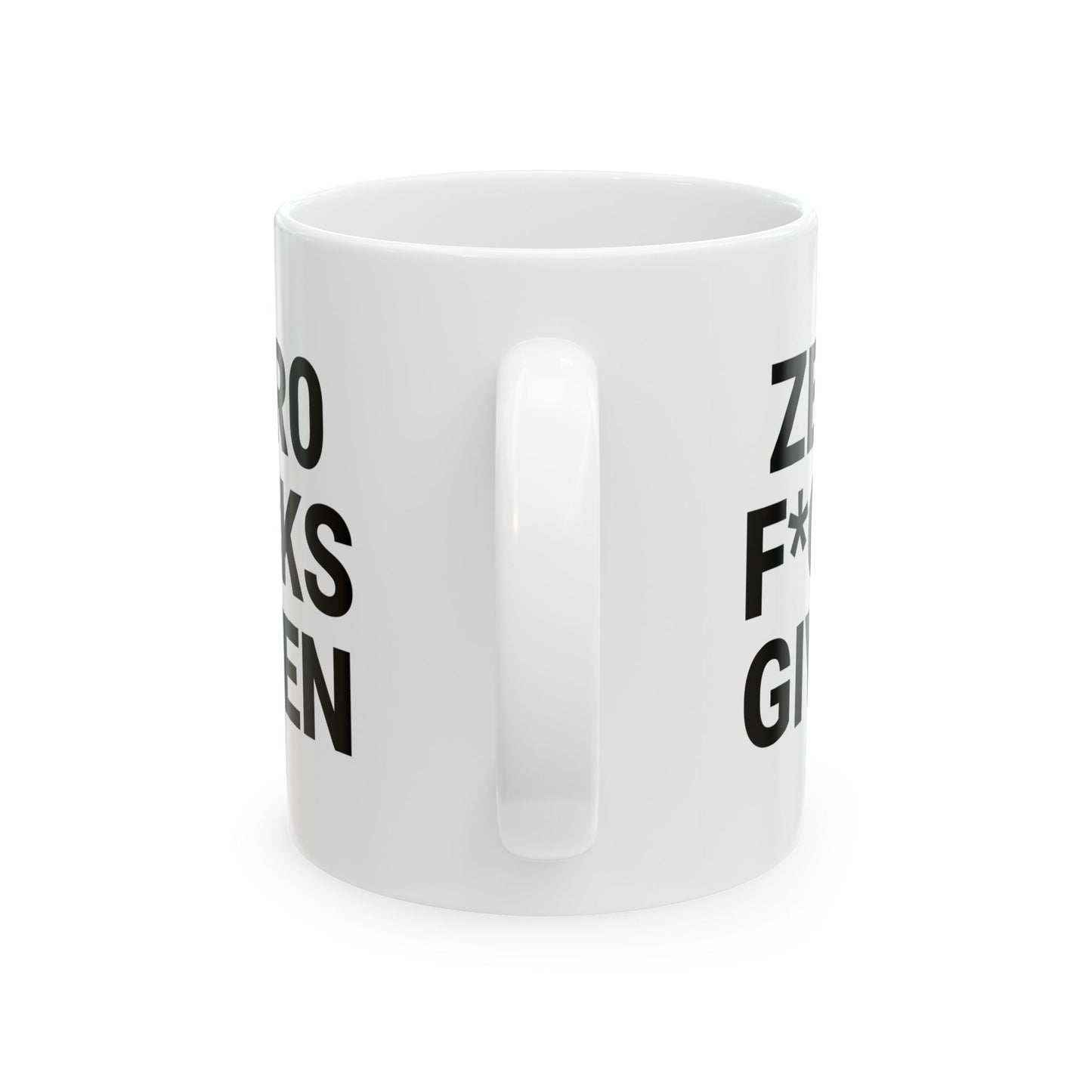 Zero F*cks Given Ceramic Mug - Perfect Gift for Coffee Lovers