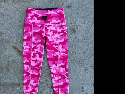 HIGH WAIST TIGHTS PINK CAMO