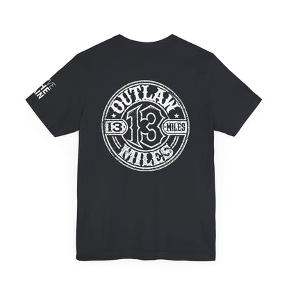 Outlaw Miles Graphic Tee - Unisex Short Sleeve T-Shirt for Adventure Lovers