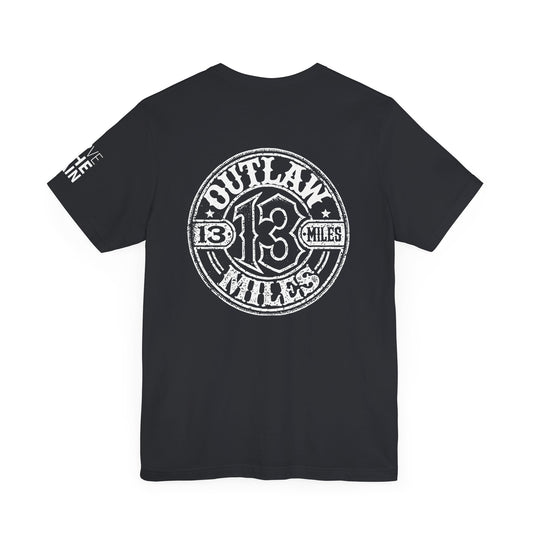Outlaw Miles Graphic Tee - Unisex Short Sleeve T-Shirt for Adventure Lovers