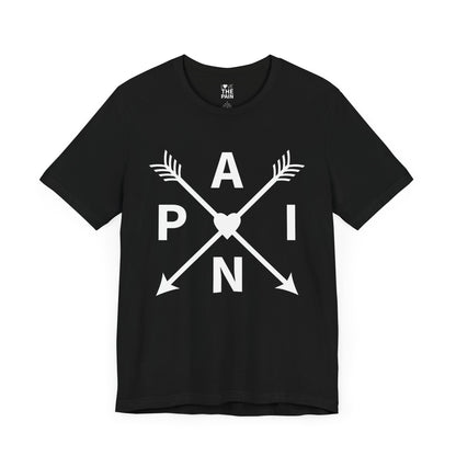 "PAIN" Unisex Short Sleeve Tee - Casual Graphic Shirt for Any Occasion