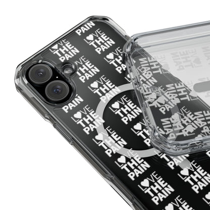 Love the Pain Magnetic Clear Impact Case - Stylish Protection for Your Phone