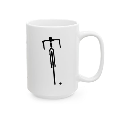 Bike Lover's Ceramic Mug - 11oz & 15oz | Perfect Gift for Cyclists