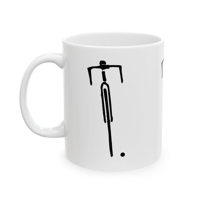 Bike Lover's Ceramic Mug - 11oz & 15oz | Perfect Gift for Cyclists