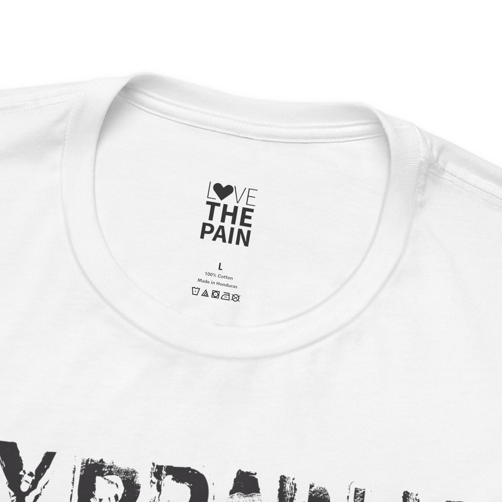Motivational Fitness Tee - My Brain Is: 30% Swim, 30% Bike, 30% Run, 10% Song Lyrics