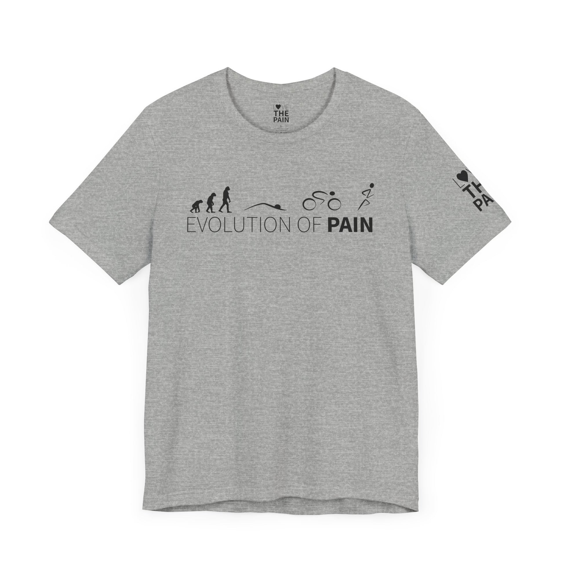 Evolution of Pain Unisex Tee - Perfect for Fitness Enthusiasts