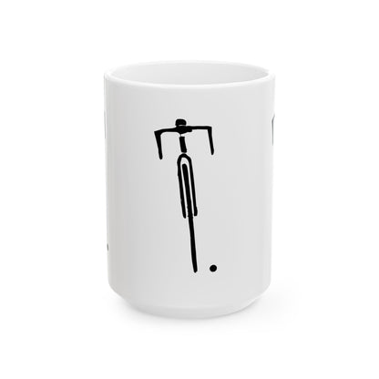 Bike Lover's Ceramic Mug - 11oz & 15oz | Perfect Gift for Cyclists
