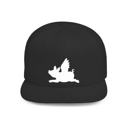 Snapback Cap Flying Pig Athlete Design for Athletes