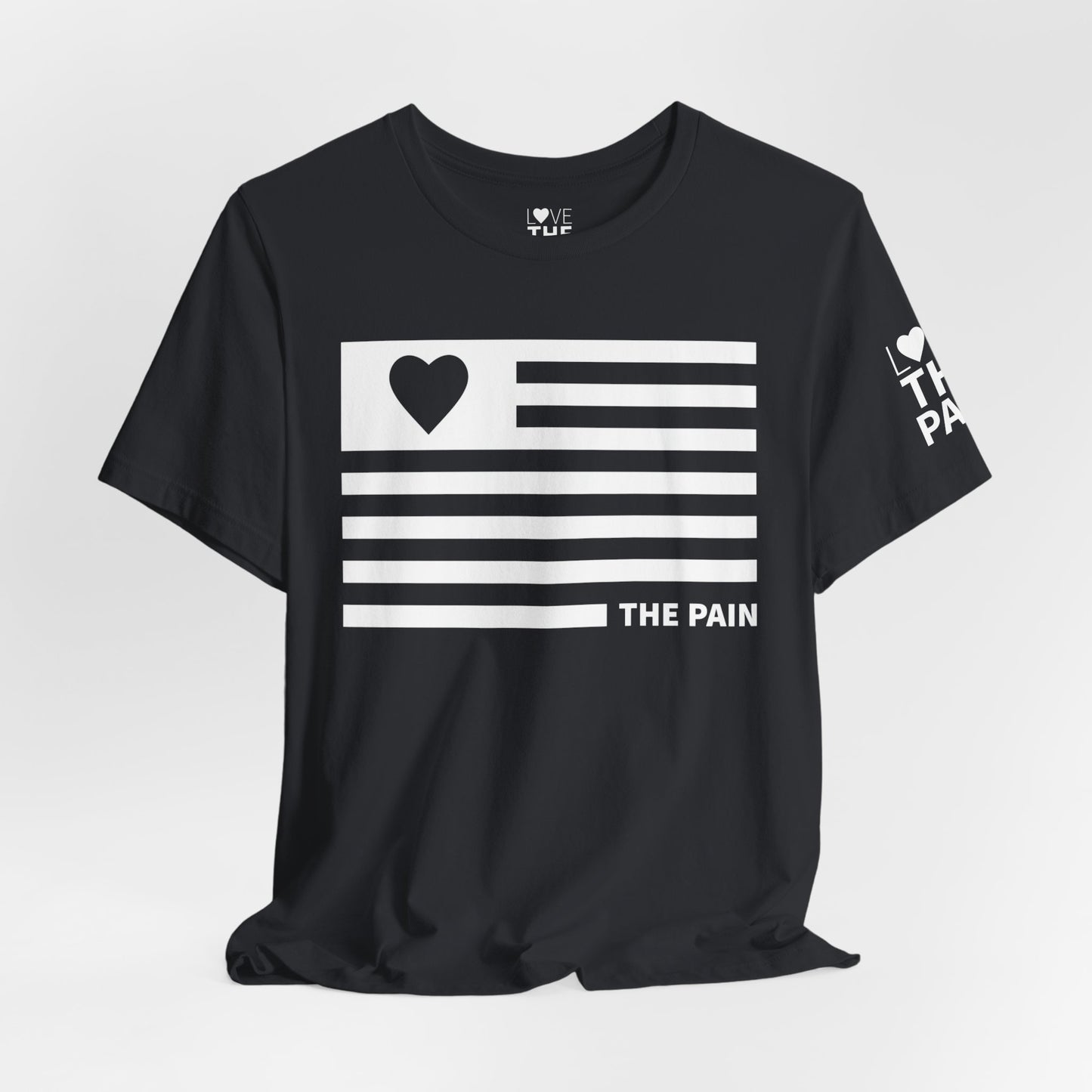Inspirational Heart Flag Tee - Unisex Jersey Short Sleeve T-Shirt