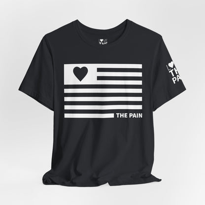 Inspirational Heart Flag Tee - Unisex Jersey Short Sleeve T-Shirt