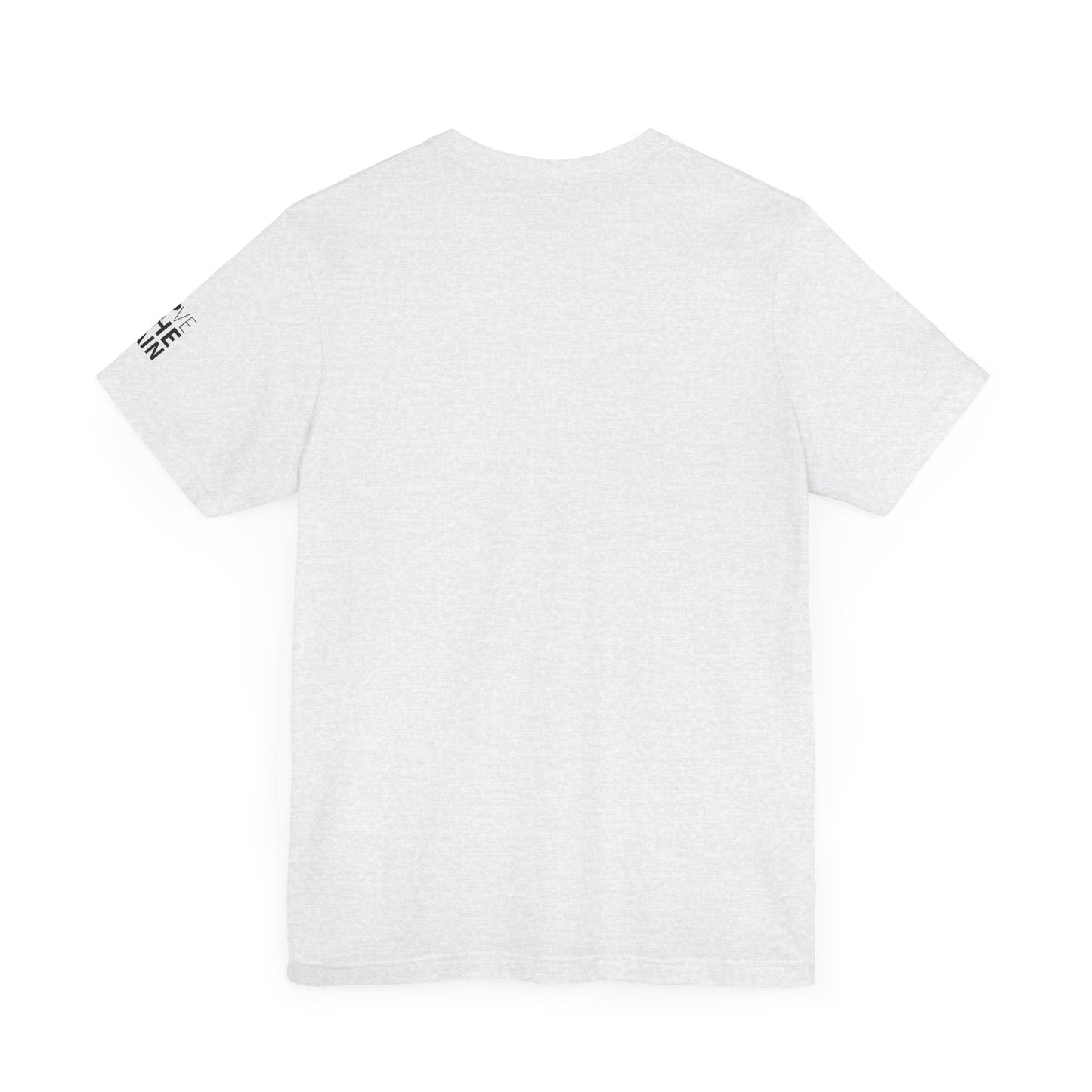 Unisex Jersey Short Sleeve Tee - Blue Line Heart Flag Inspired Design