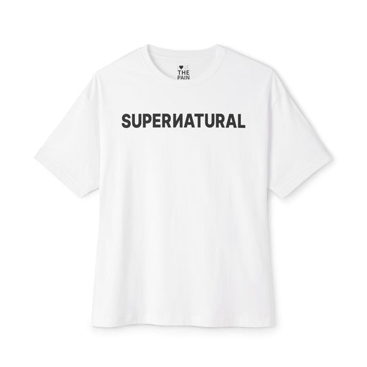 SUPERNATURAL Oversized Boxy Tee - Supernatural 13 Graphic Tee for Casual Comfort
