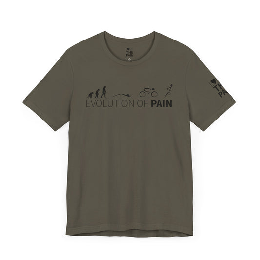 Evolution of Pain Unisex Tee - Perfect for Fitness Enthusiasts
