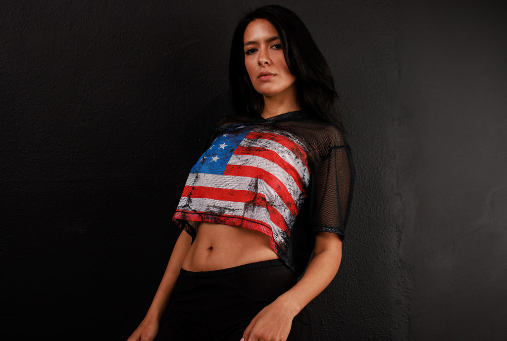 USA PROUD Football Crop