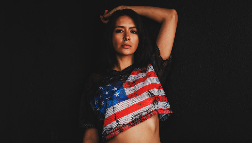 USA PROUD Football Crop