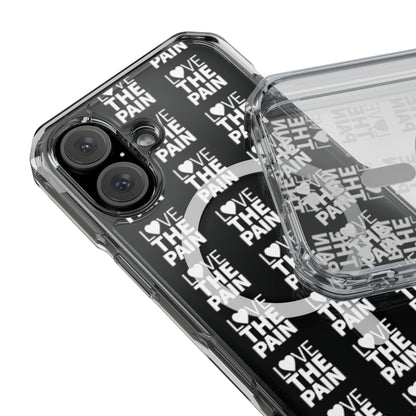Love the Pain Magnetic Clear Impact Case - Stylish Protection for Your Phone