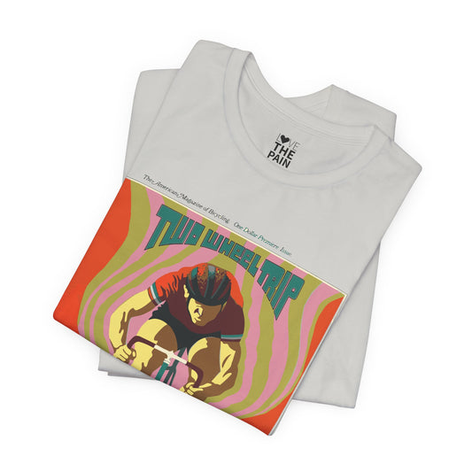 Cycling Adventure Unisex Jersey Tee - Vintage Bicycle Design