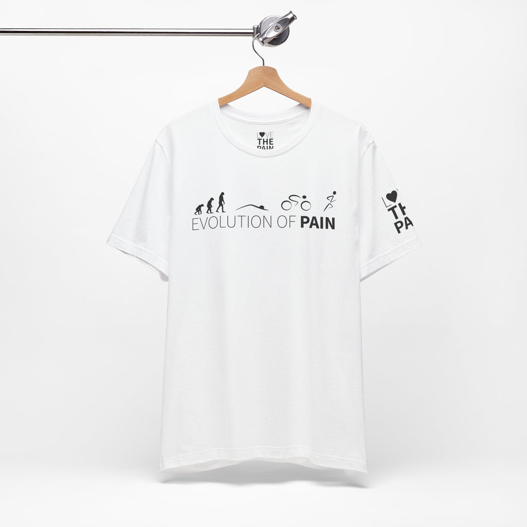 Evolution of Pain Unisex Tee - Perfect for Fitness Enthusiasts