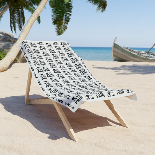 Beach or Pool Towel - Love Pain Design