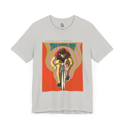 Cycling Adventure Unisex Jersey Tee - Vintage Bicycle Design