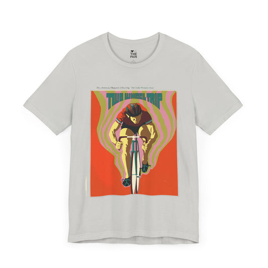 Cycling Adventure Unisex Jersey Tee - Vintage Bicycle Design