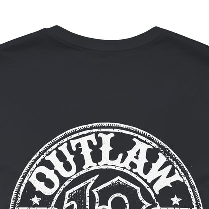 Outlaw Miles Graphic Tee - Unisex Short Sleeve T-Shirt for Adventure Lovers