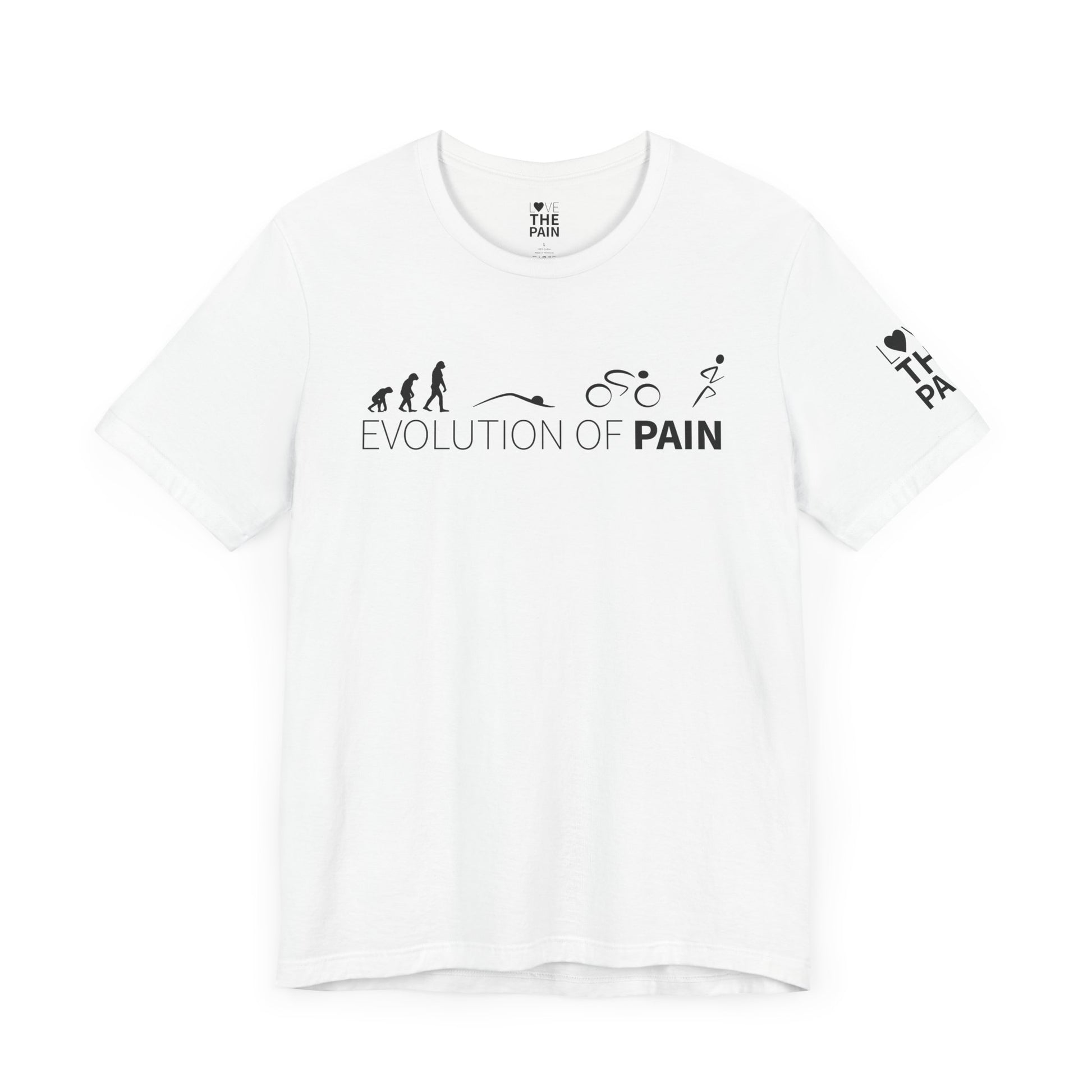 Evolution of Pain Unisex Tee - Perfect for Fitness Enthusiasts