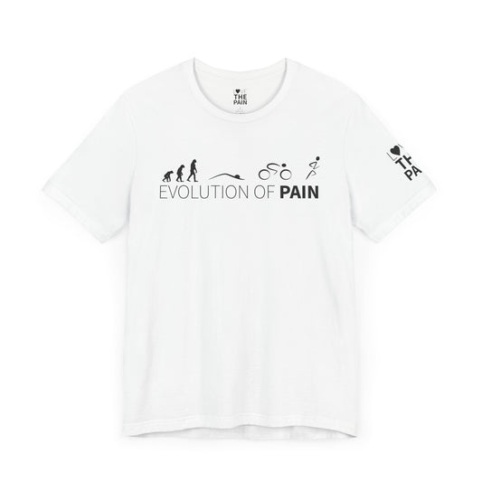 Evolution of Pain Unisex Tee - Perfect for Fitness Enthusiasts