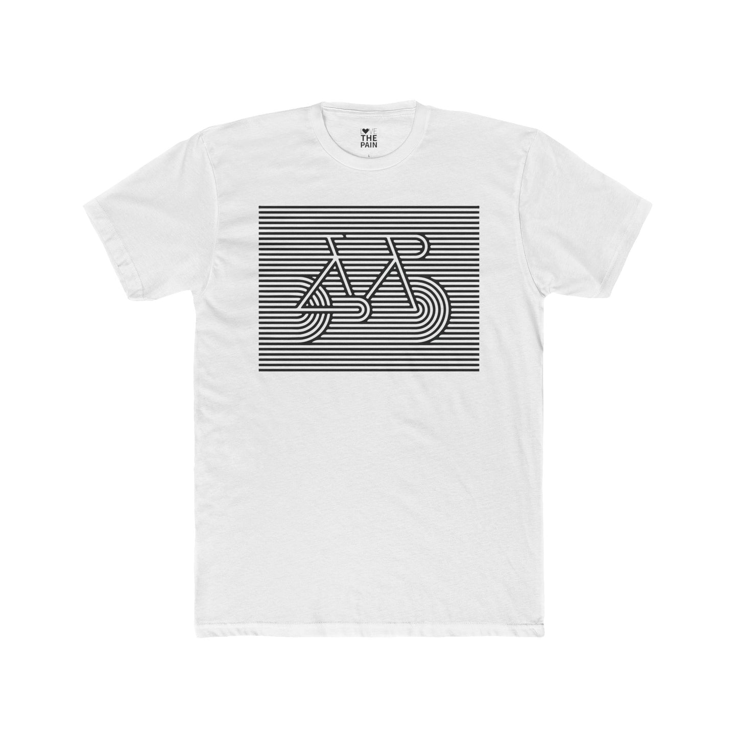 Graphic Bicycle Unisex Cotton Crew Tee - Perfect for Cyclists & Outdoorsy Vibes