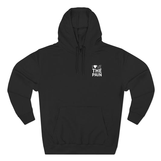 Simple Fleece Hoodie: "Love the Pain" & "Rad as Hell"