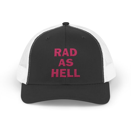 Low Profile Snapback Cap for Those who are RAD AS HELL