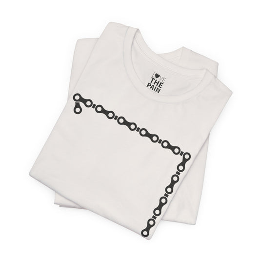 Bike Chain Graphic Unisex Tee – Casual Everyday Style