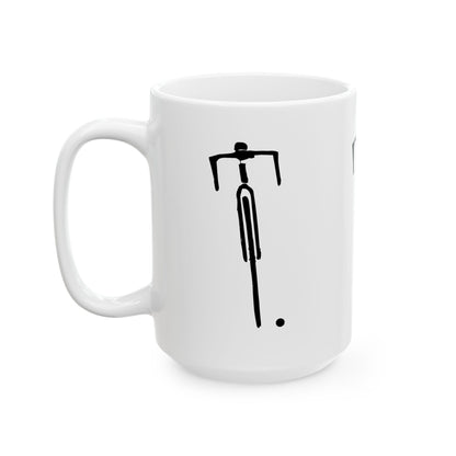Bike Lover's Ceramic Mug - 11oz & 15oz | Perfect Gift for Cyclists
