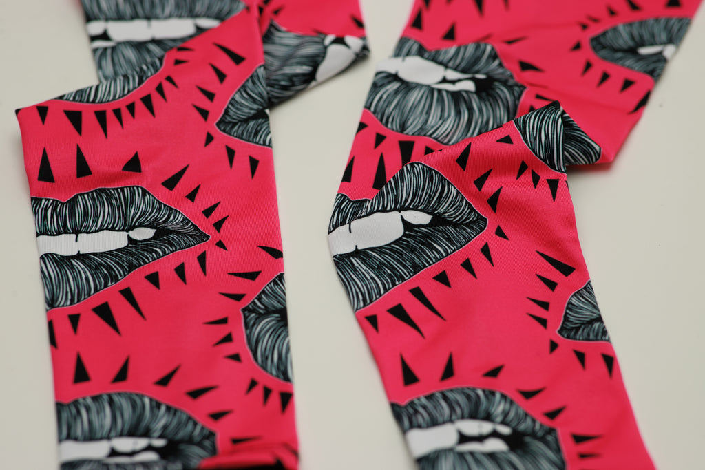 CRZY Lips Arm Warmers