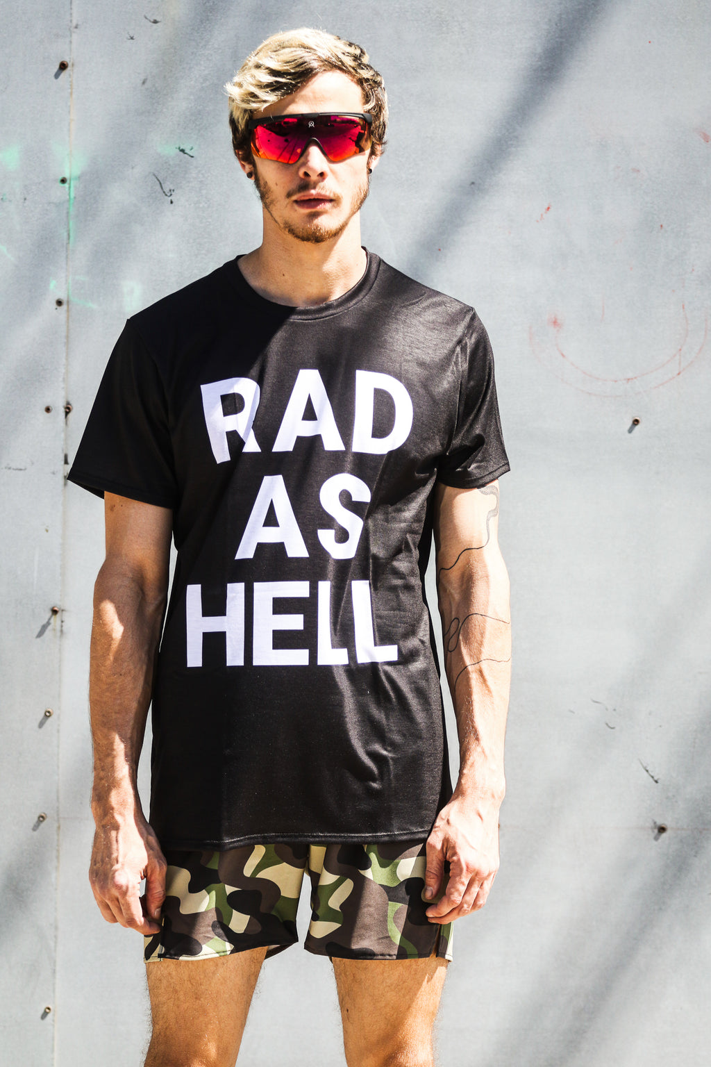 RAD AS HELL RUN TECH SHIRT